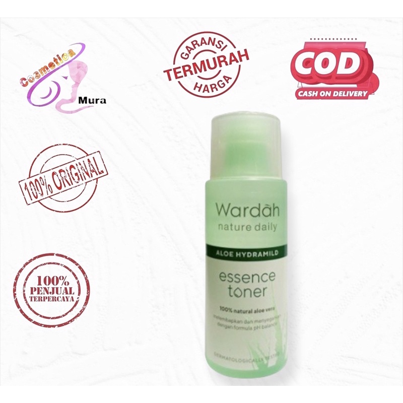 [ Toner ] WARDAH NATURE DAILY ALOE HYDRAMILD ESSENCE TONER 100 ML / TONER WAJAH