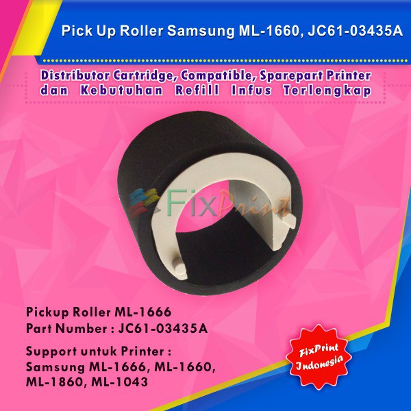 Pick Up Roller Samsung ML1666 ML1660 ML1860 ML1043, OEM Part JC61-03435A