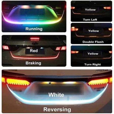 AC01 LAMPU REM BUS RGB LAMPU REM TRUK RGB 24 VOLT LED BAGASI RGB 24V