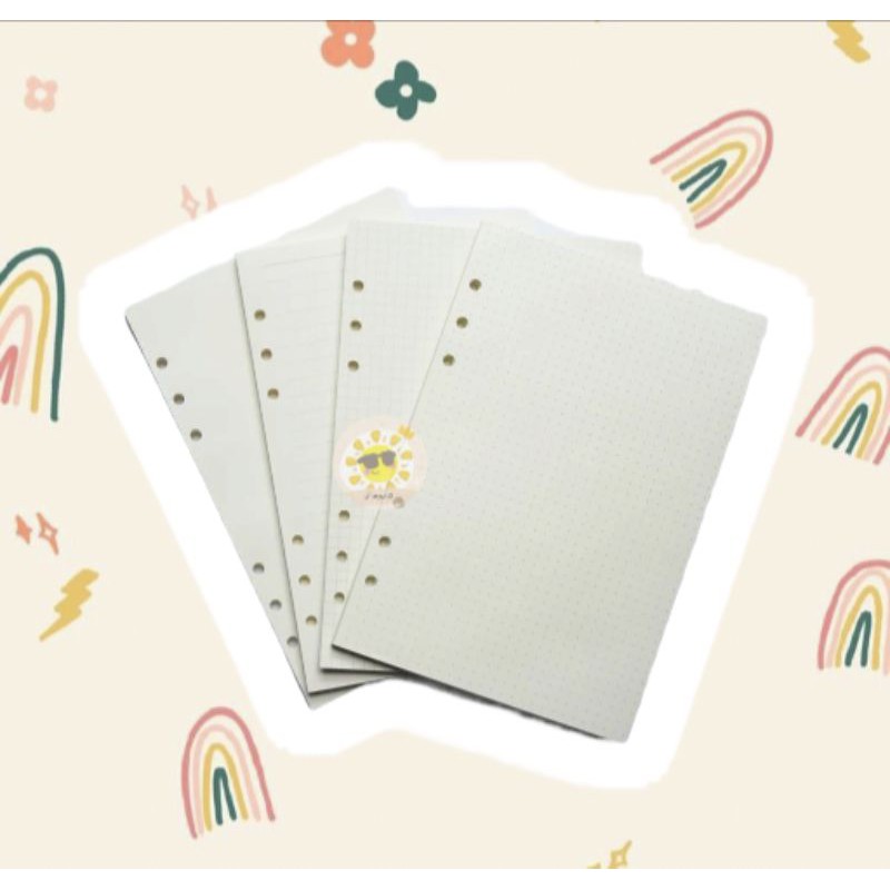 

Loose Leaf A6 Refill Kertas Isi Binder