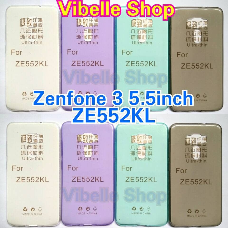 Softcase Ultrathin ASUS Zenfone 3 5 5 ZE552KL soft jely case Zenfone3