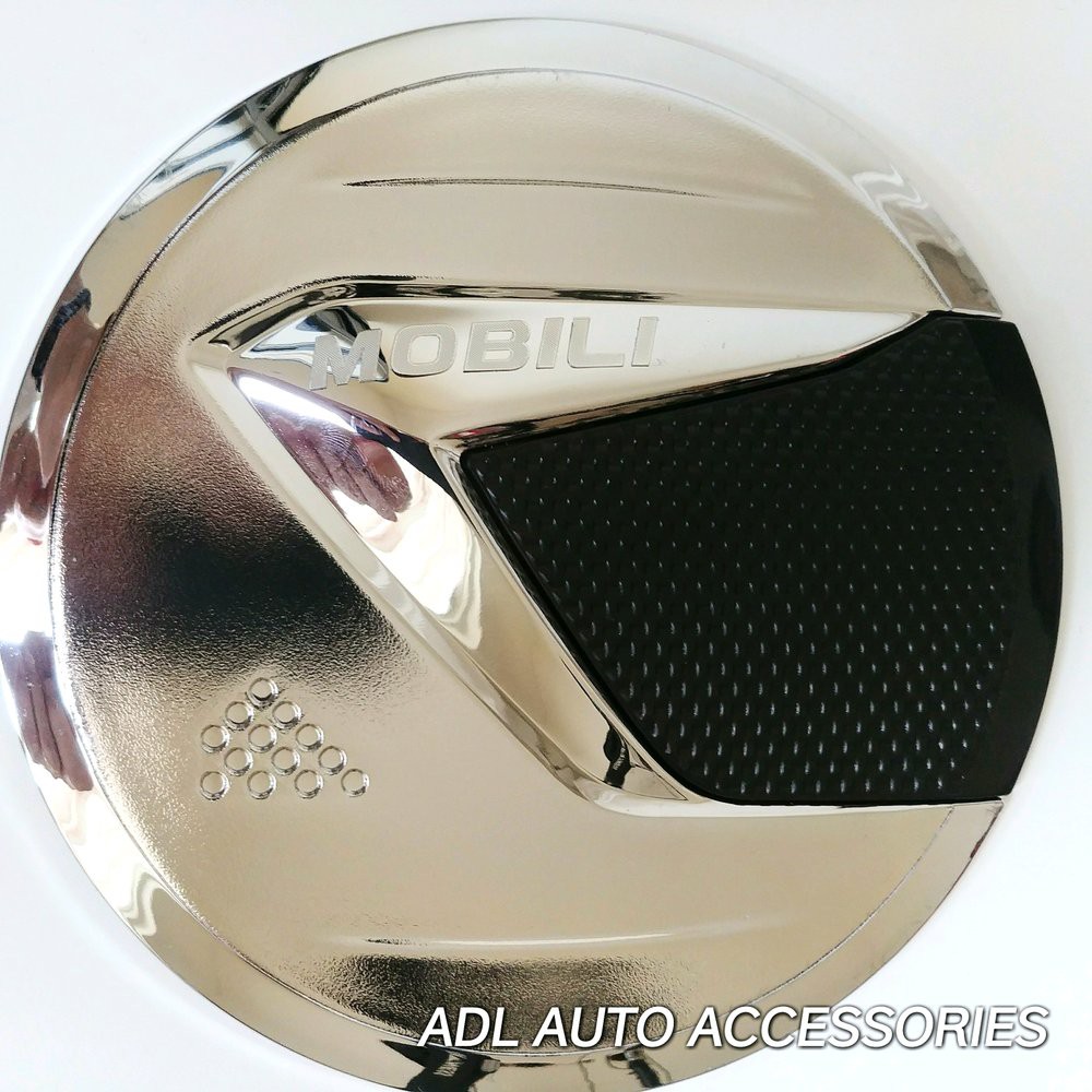 cover tutup bensin honda mobilio crome CHROME hitam tempel