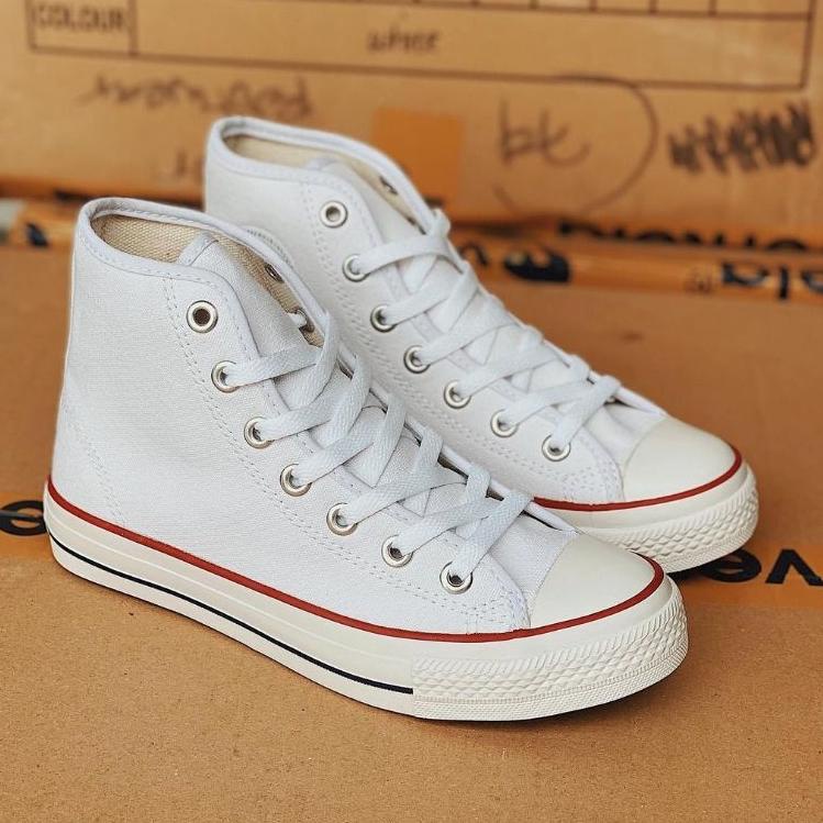 Barang Pilihan.. Ventela 70s Ethnic High Black Natural White Low Original 100% Sepatu Vantella