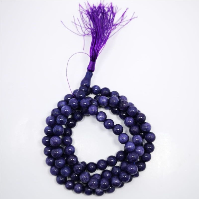 TASBIH BATU SAFIR ASLI NATURAL 99 BUTIR SIAP PAKAI