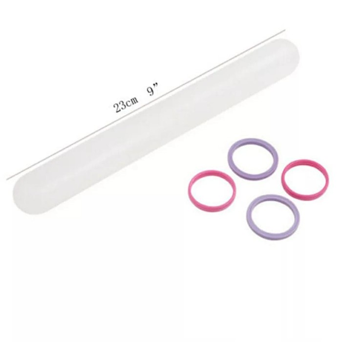 

KUE-PENGHIAS-ALAT- ROLLING PIN FONDANT ANTI LENGKET PENGGILAS ADONAN KUE SILMET EASY CLEA -ALAT-