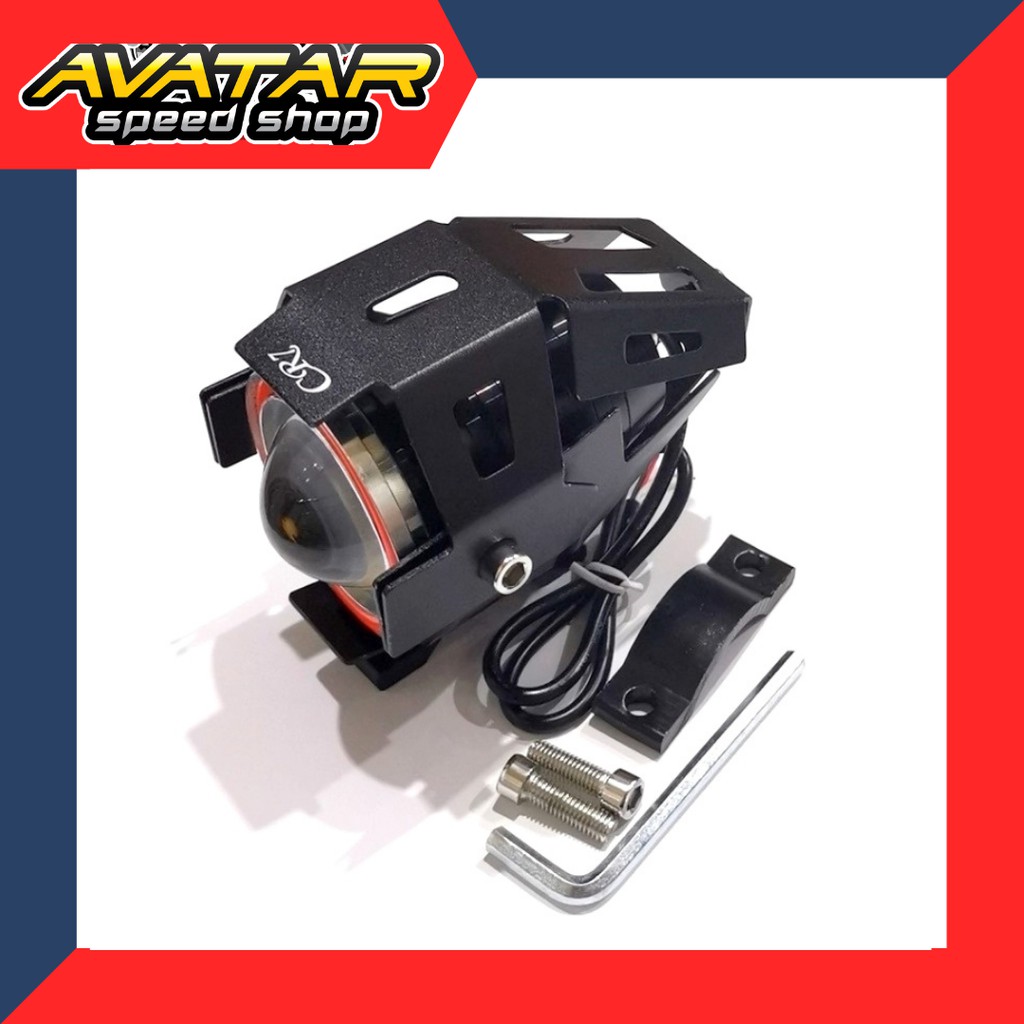 LAMPU TEMBAK LAMPU SOROT U7 BESAR LED CR7 AE RED