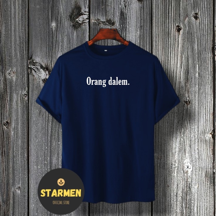 Kaos Distro Pria T-Shirt Motif Kata Kata ORANG DALAM