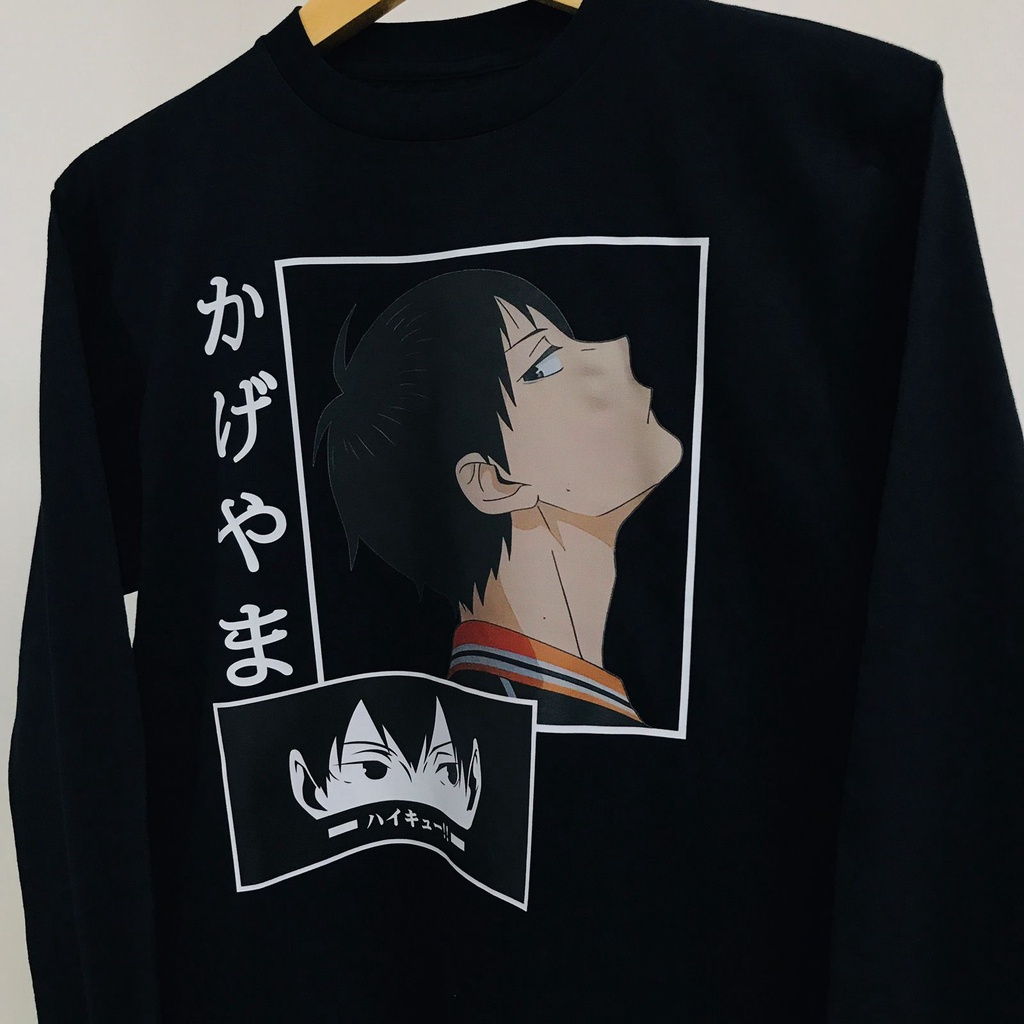 Longsleeve Kageyama Tobio Anime Manga Haikyuu Premium Unisex