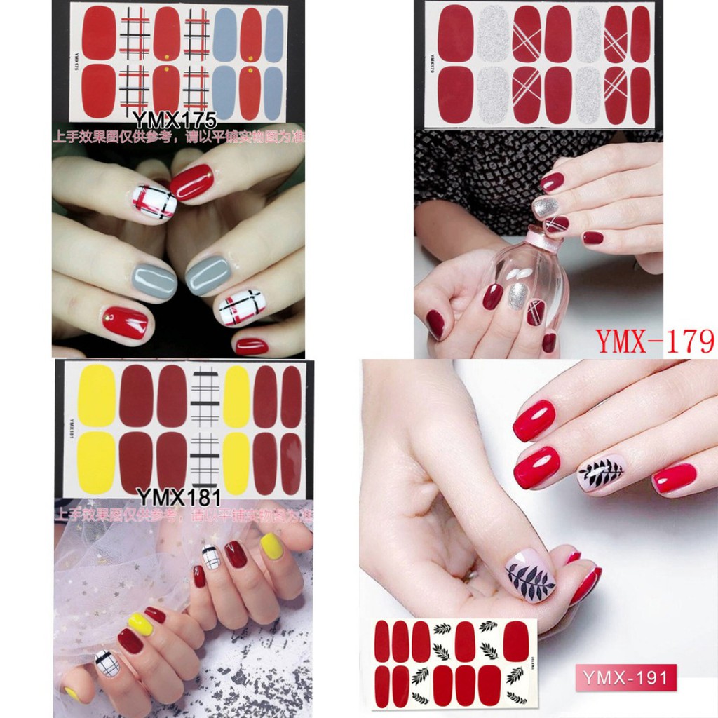 STIKER KUKU NAIL STICKER KARAKTER KODE YMX BAG 5