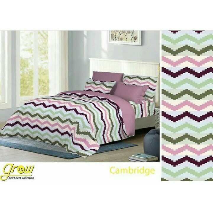 Vhepra Sprei Katun Motif Grow