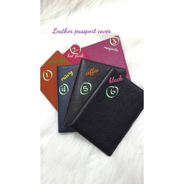 passport cover genuine leather sarung paspor kulit cover paspor fashion