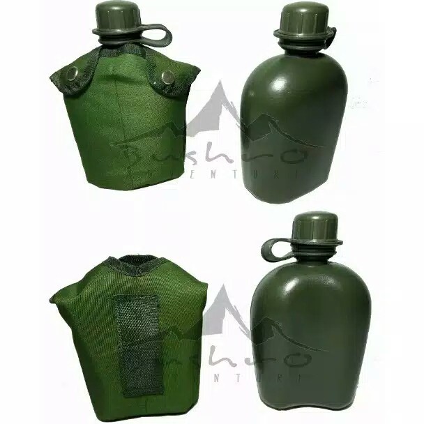 Botol minum lapangan - botol minum militer - botol minum survival - veples/peples