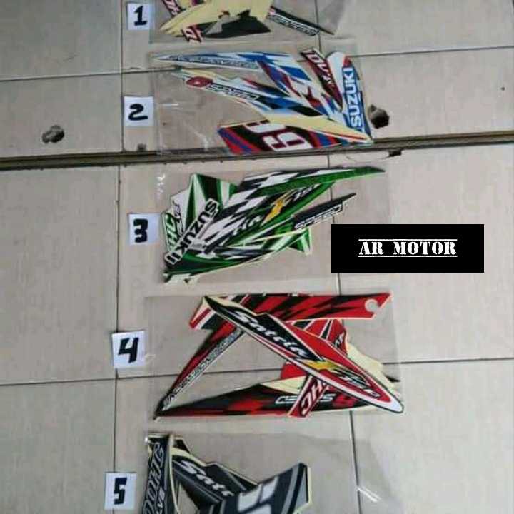 STRIPING / STIKER / LIS SATRIA FU BARONG 2011-2012