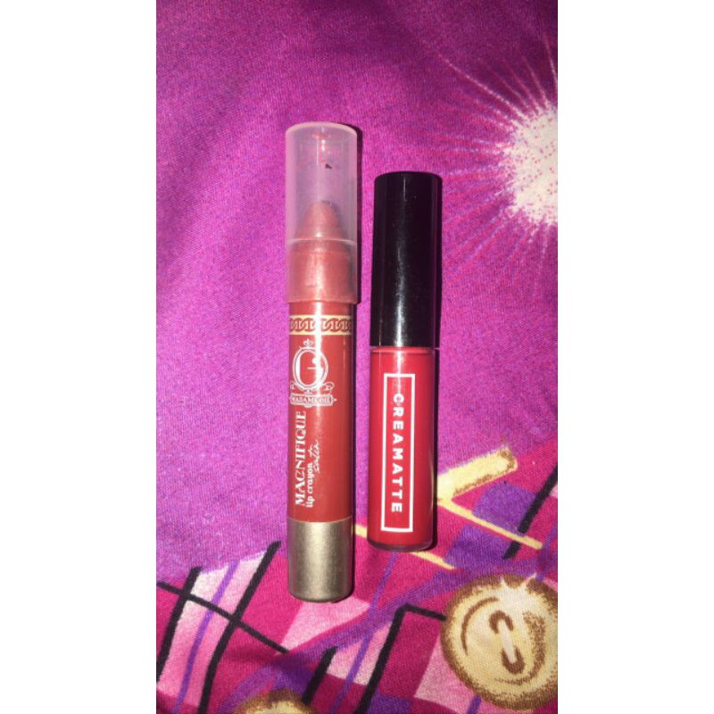 preloved lip crayon madam gie bundle