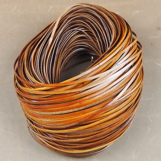 Benang Kulit Sapi 3mm Warna Coklat Tua muda 100cm Untuk Benang Kulit Sapi 3mm Warna Coklat Tua muda 100cm Untuk