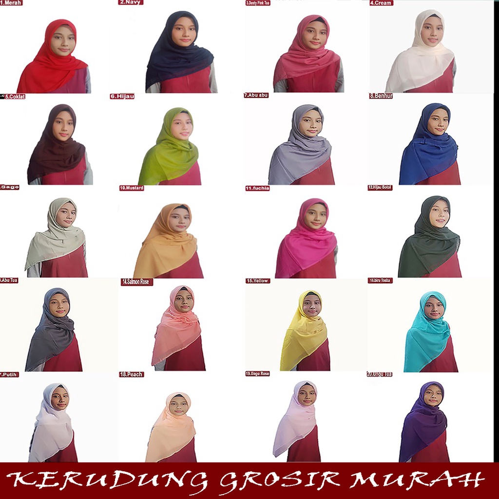 JILBAB SEGIEMPAT PARIS POLOS REDROSE  PART 4 JILBAB SEKOLAH  JILBAB PARIS JILBAB POLOS JILBAB PARIS 