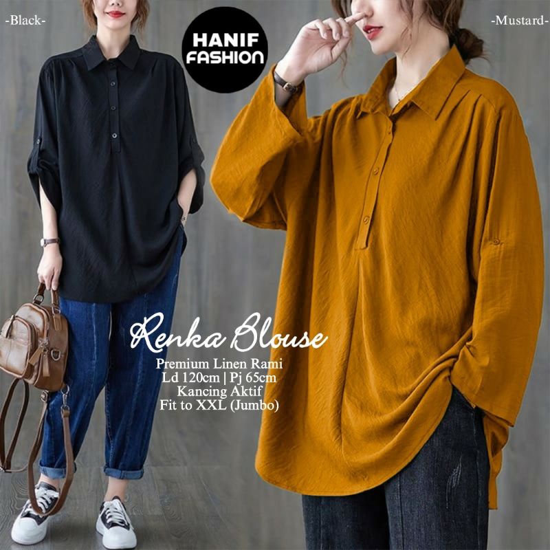 RENKA BLOUSE BAJU WANITA TERBARU BY HANIF