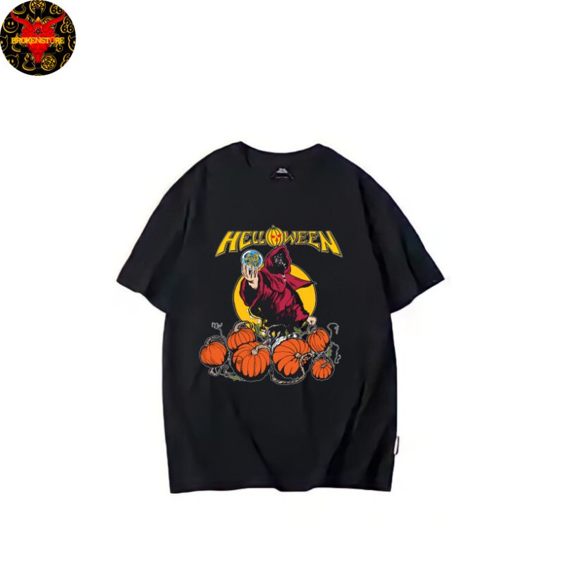Kaos T-shirt band helloween - Kaos helloween - Kaos metal - Kaos musik