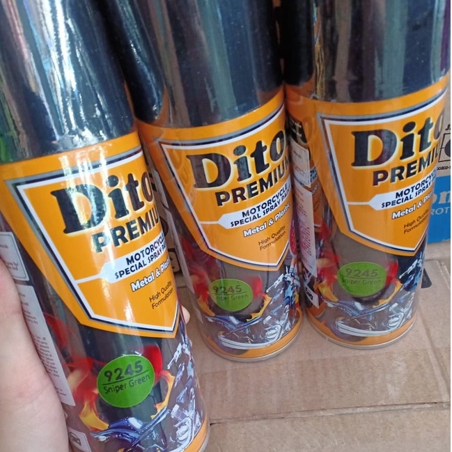 Pilok Pilox DITON Premium Y9245* Sniper Green / Hijau Metalik / Hijau Yamaha (400cc/400ml)