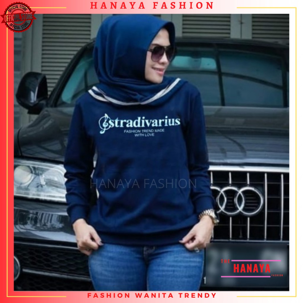 BAJU KAOS WANITA LENGAN PANJANG KEKINIAN | ATASAN SANTAI CEWEK STRADIVARIUS | MODEL TERBARU BISA COD