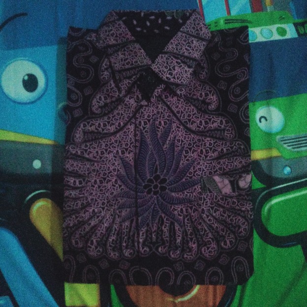 Kemeja Batik Solo  Uwer Ungu Kwalitas Original Katun Cabut Full Furing#premium#batikmodern#batiknusa