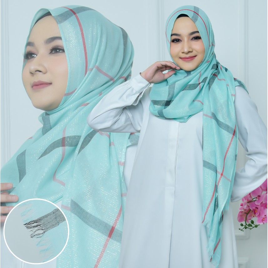 PASHMINA HIJAB Kerudung jilbab BOX MOTIF GLITER / KERUDUNG JILBAB PASHMINA [GLITER]