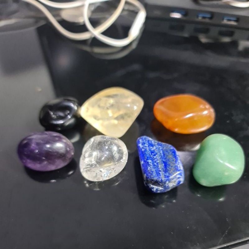 7 CHAKRA TUMBLED SET SPECIAL