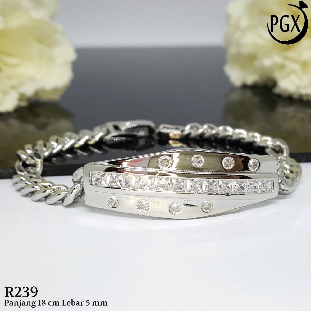 PGX Gelang Tangan Xuping Wanita Perhiasan Lapis Emas Aksesoris Fashion Premium - R239