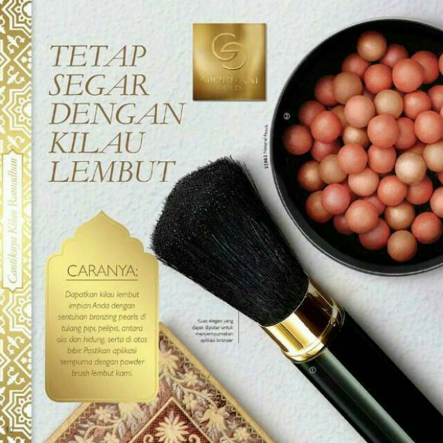 Blush on Giordani gold bronzing pearl