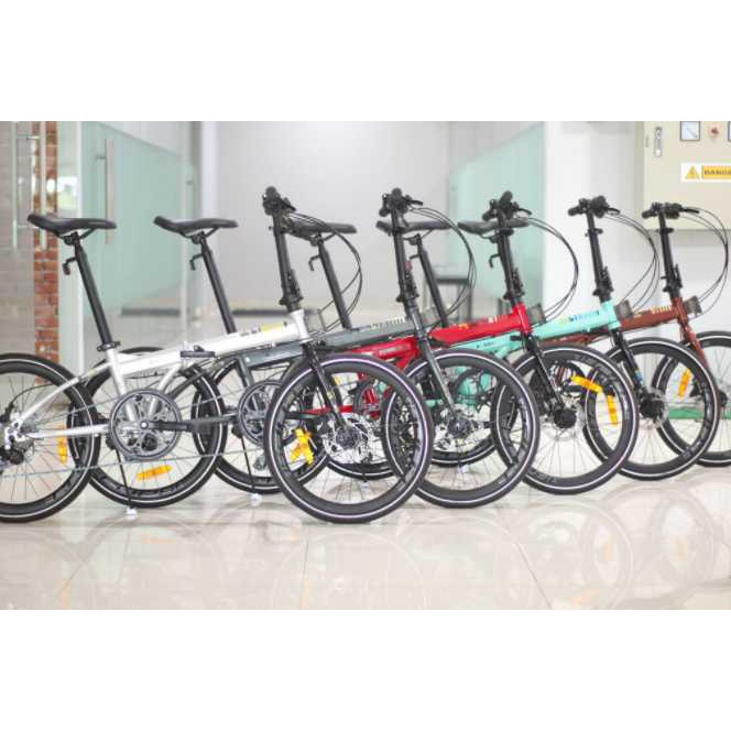 Sepeda Lipat Element Foldx 8 Speed New UK 20 451 Rem hidrolik