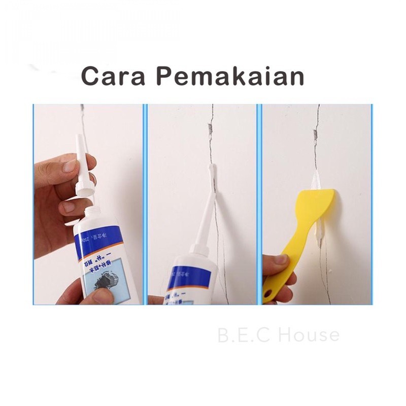 Wall Repair Pasta Dempul Penambal Dinding Cream Instan Water Proof