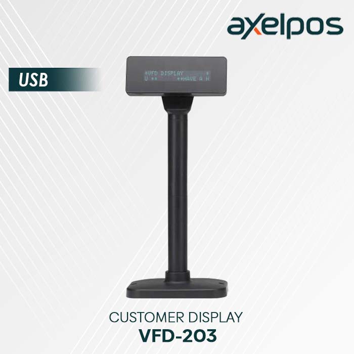 CUSTOMER DISPLAY INDOMARET POLE DISPLAY VFD 203 - VFD203 USB