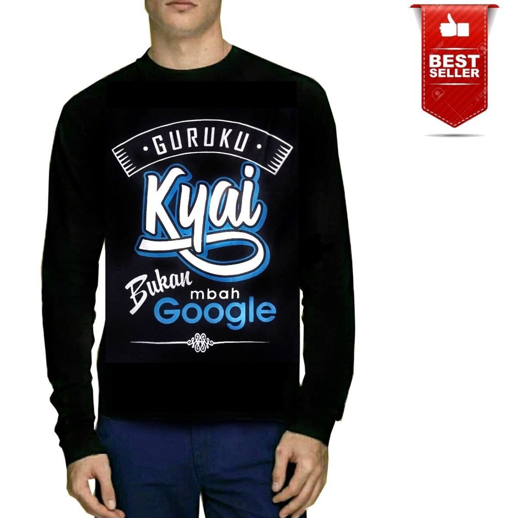 Kaos Distro Santri/Kaos Santri Lengan Panjang/Baju Santri Putri/Kaos Santri Murah Keren Ori