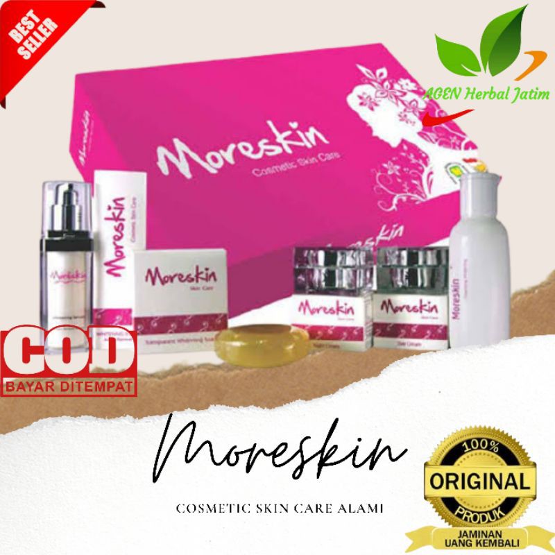 Paket Perawatan Kecantikan Wajah Lengkap Pemutih Wajah Glowing Ampuh Bpom Moreskin Skincare Nasa