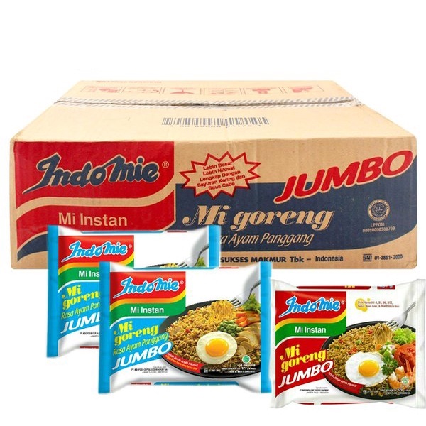 

[1 DUS] Indomie Goreng 129gr Jumbo Isi 24 Pcs