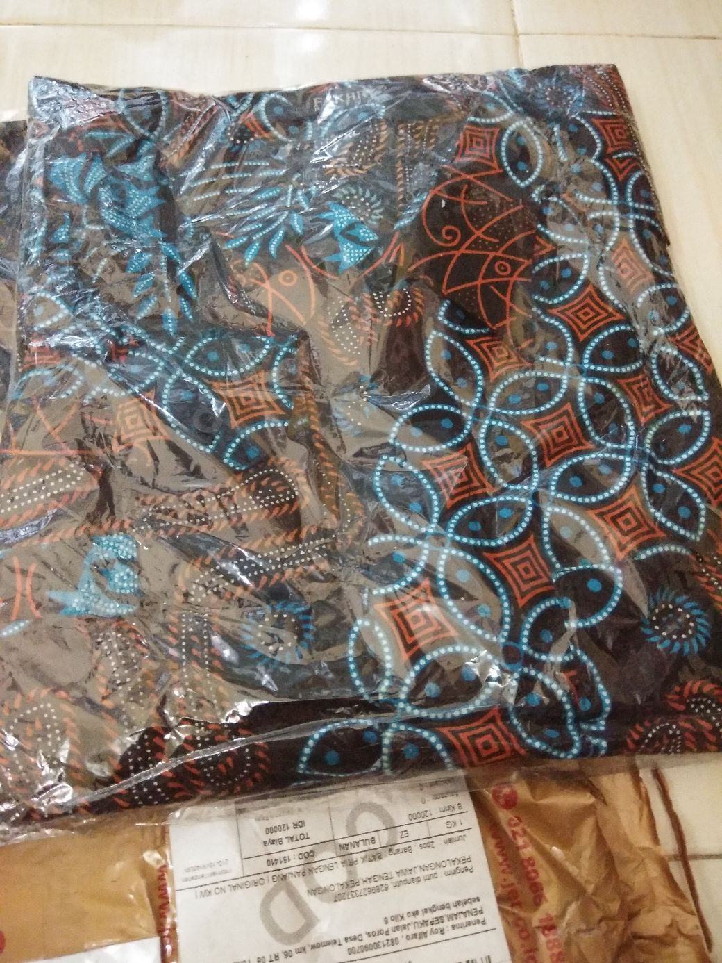 Kemeja Batik Pria Lengan Panjang Size M L Xl Xxl Bswart Batik Treddy Seragam Hem Panjang Padi