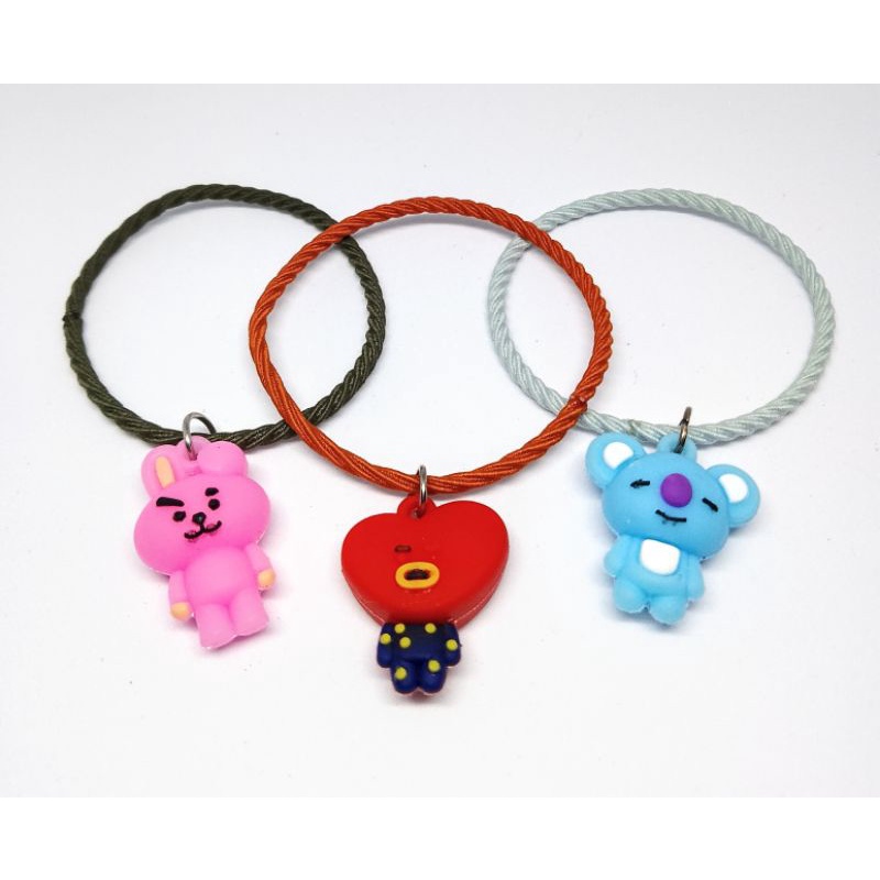 ikat rambut BTS lucu / bisa jadi gelang