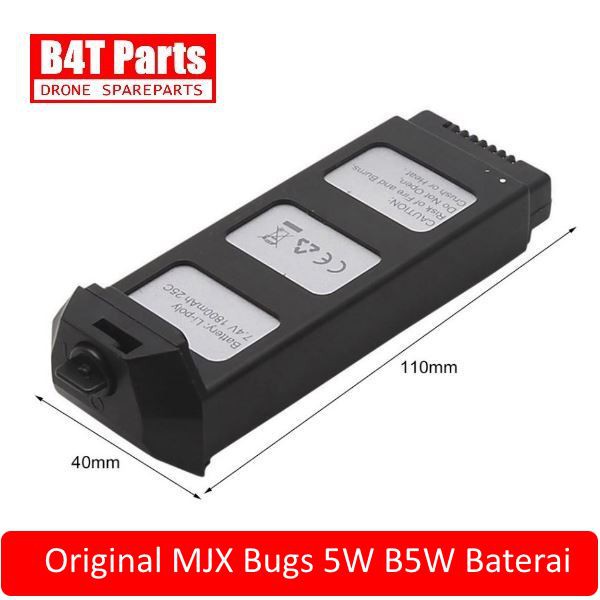 Baterai 7.4v 1800mAh MJX Bugs 5 5W B5W Original Battery