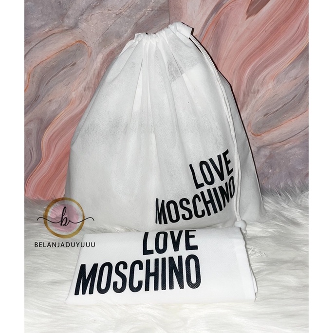 MOSCHINO Dustbag Sarung Tas Pengganti Sarung Tas Pelindung Debu