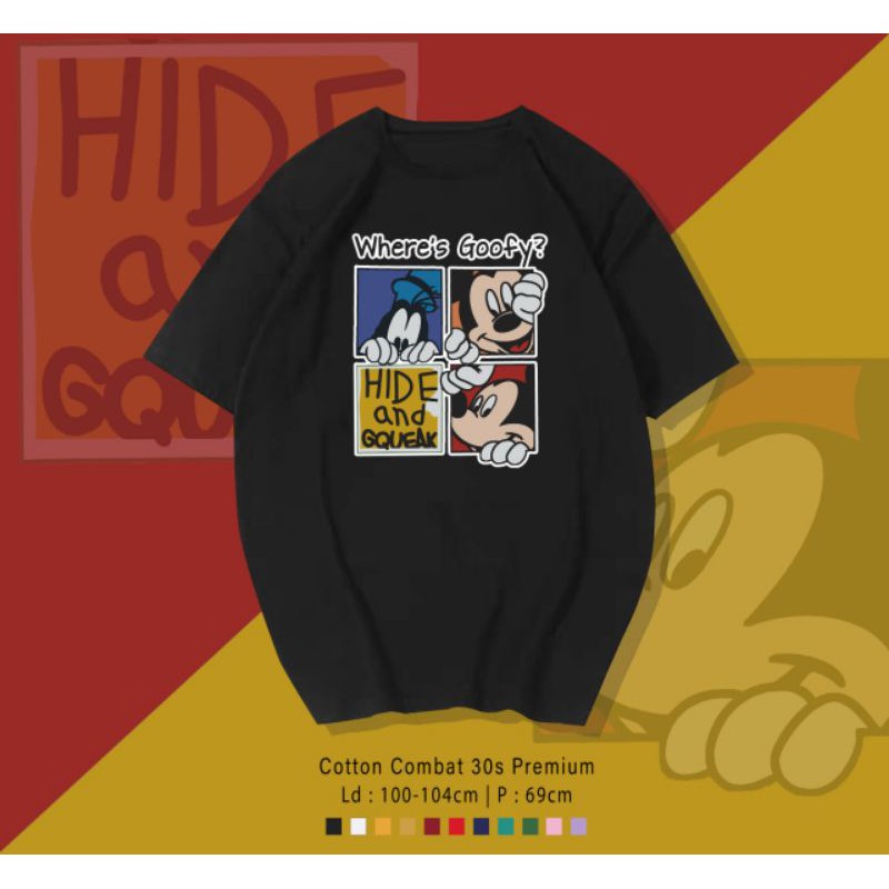 T-SHIRT / TUMBLR KAOS WHERE's GOOFY OVERSIZE PREMIUM