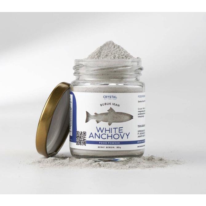 

SALE CRYSTAL WHITE ANCHOVY POWDER 80 GR - BUBUK IKAN TERI - NON GMO BUMBU & BAHAN MASAKAN MAKANAN &