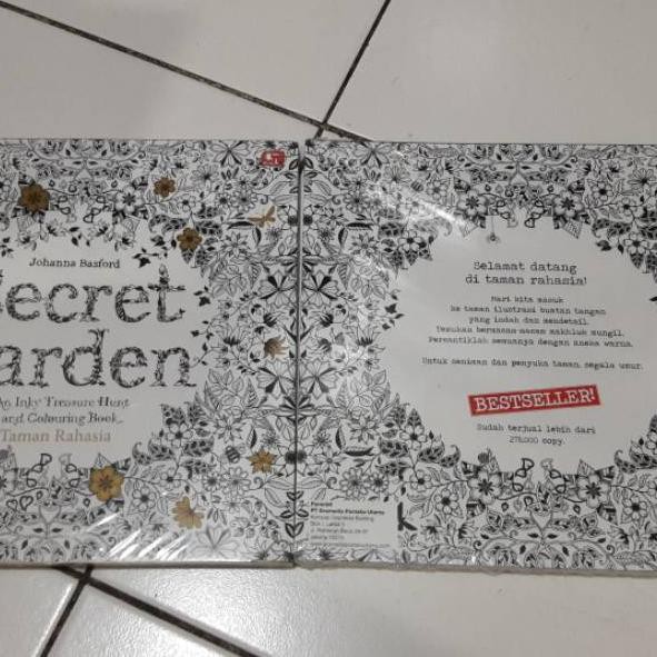 Best Seller.. Coloring book Secret garden