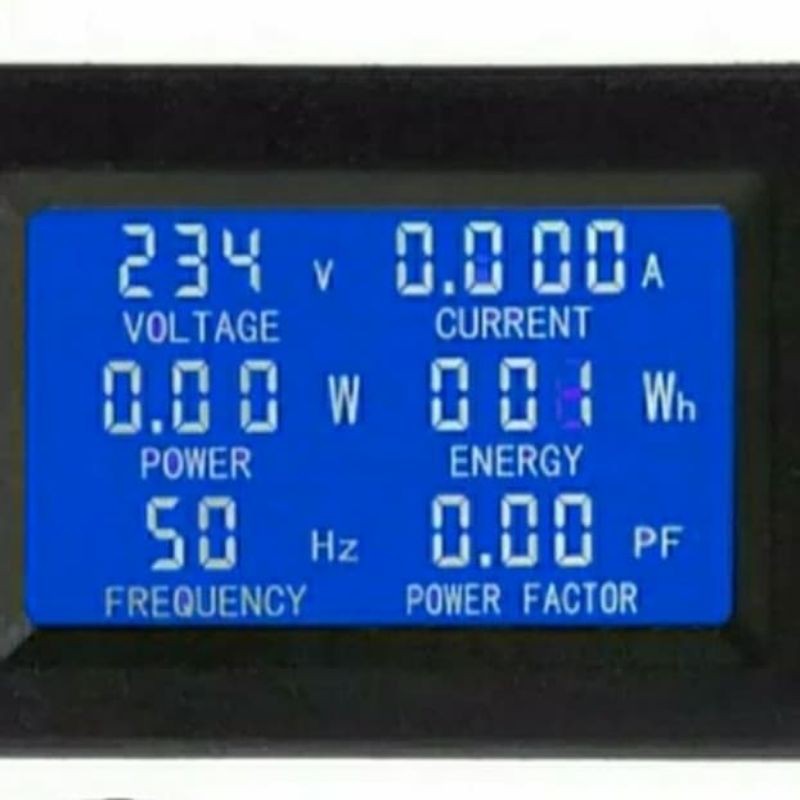 watt meter 6in1 ac 100A