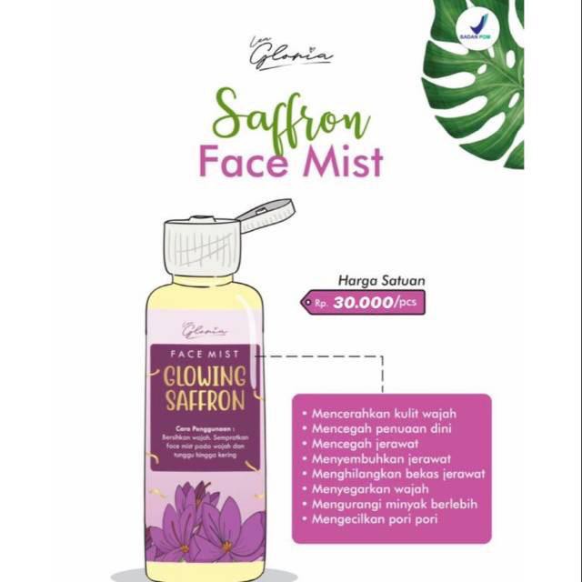 [COD] PROMO BULAN INI!!! SAFFRON LEA GLORIA 100ML FACE MIST TONER ORIGINAL