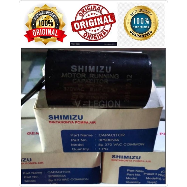 Kapasitor Pompa Air Shimizu