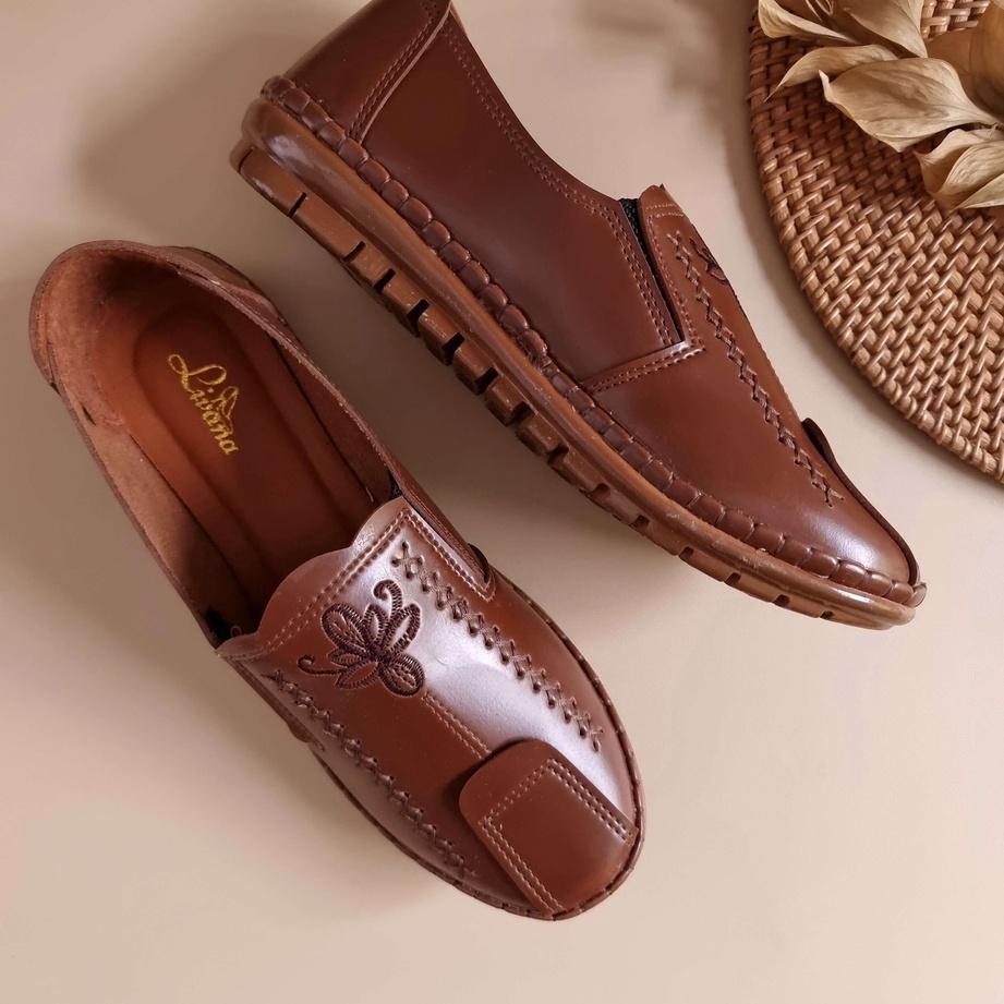 Recomended.. Sepatu Flatshoes Pantofel Mabelle Wanita Perempuan Cewek Kerja Kantor Formal Loafers Fl