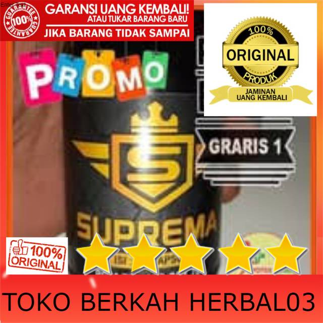 100% ASLI Ready Suprema Asli Obat Pembesar Stamina Pria Permanen