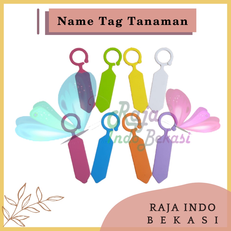 Name Tag Tanaman Nkt Warna Warni Name Tag Bahan Tebal Penanda Label Name Tag Tanaman Anti Air Hias Plant Label Marker Semai Benih Bibit Label - Satuan