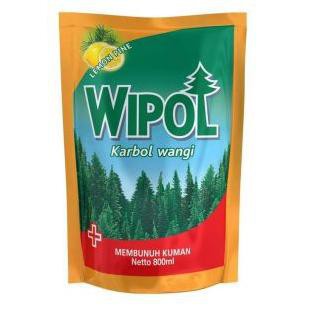 Super||promo ** Wipol Sabun Karbol Pembersih Lantai Lemon Tangguh Bunuh Kuman 780 ml S-1