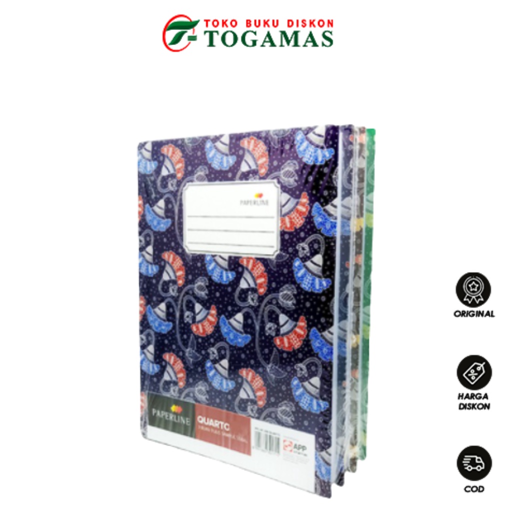 

TERMURAH !! BUKU KWARTO HARD COVER HC 300 PAPERLINE